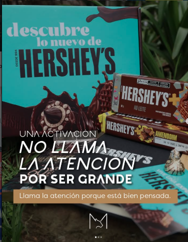 Magnética: Activación Hershey's bien pensada